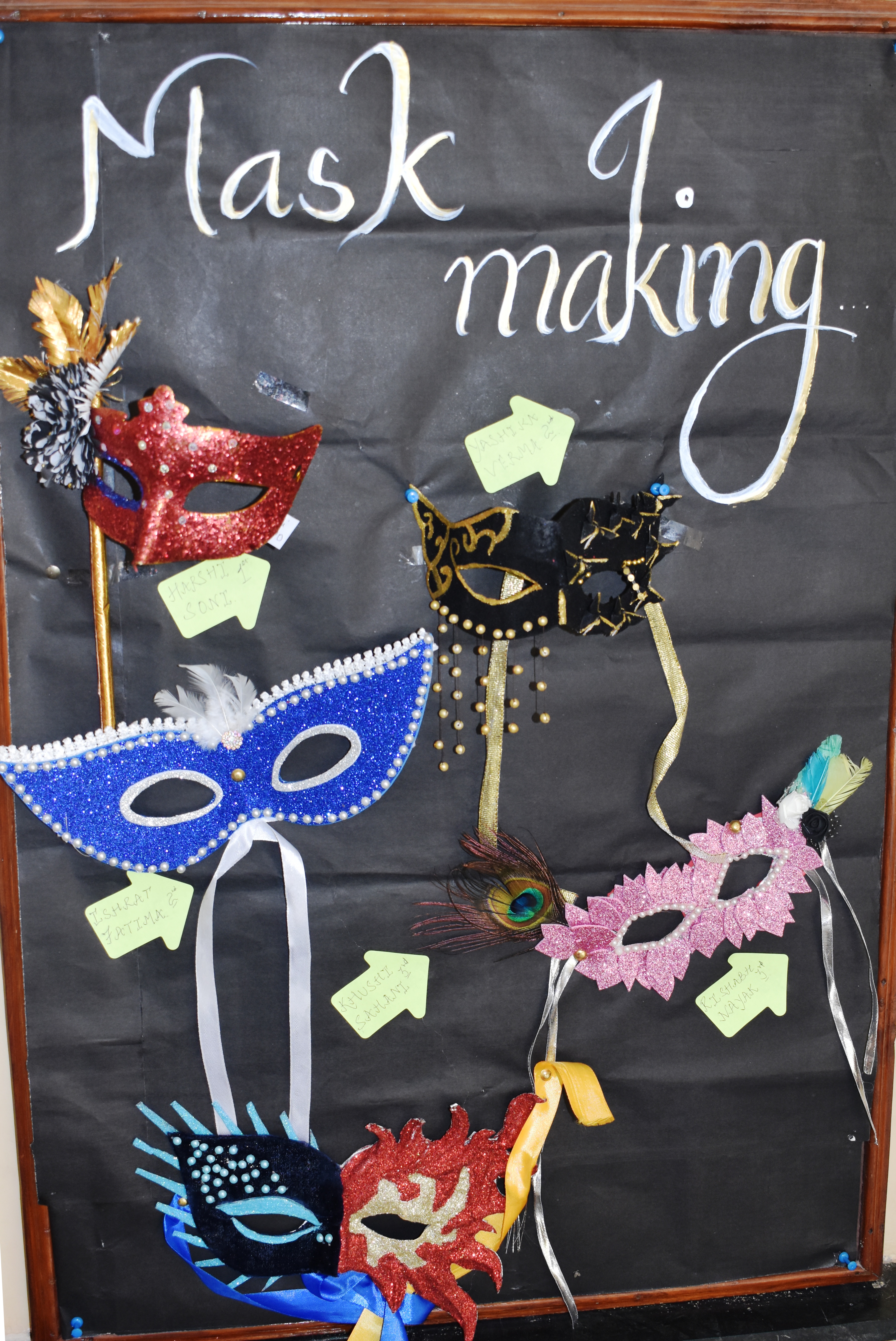 Mask making competition held on 22nd October 2022
