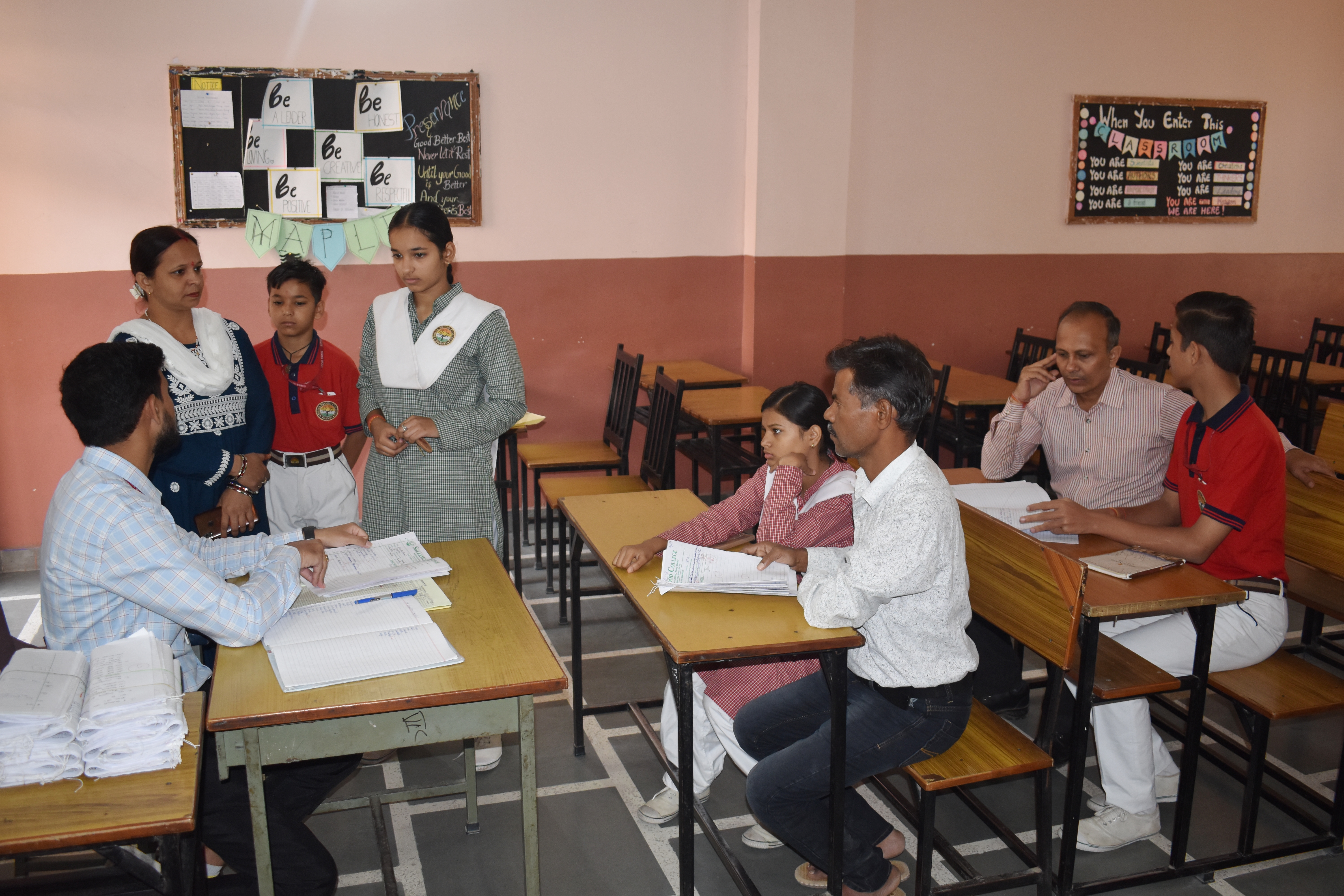 PTM for Classes Play Centre to XII held on 29th October 2022