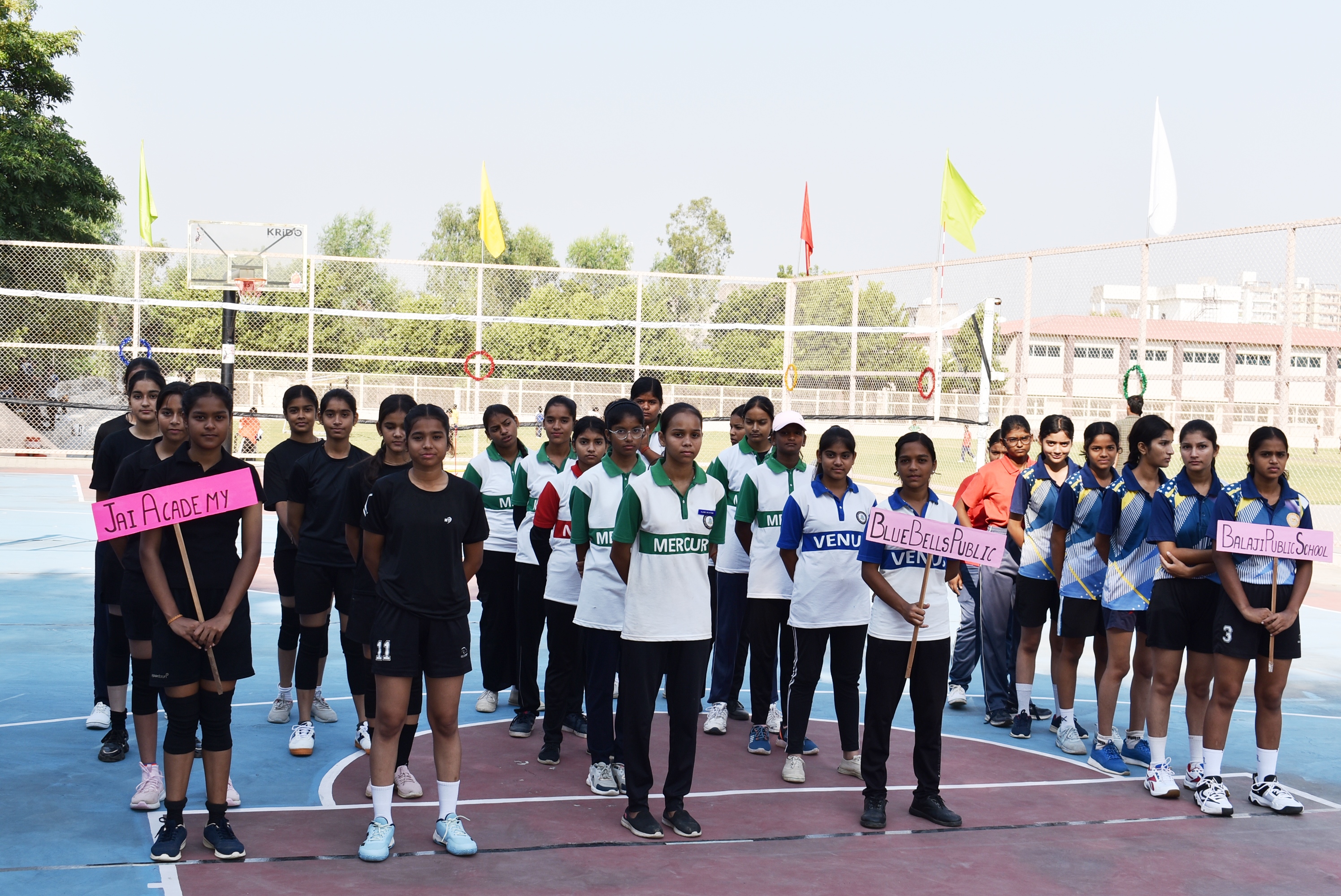 Vollyball Match held on 17th & 18th October 2024